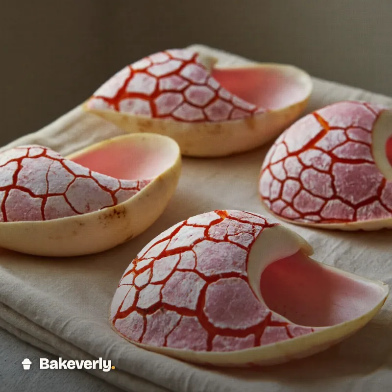 Pink conchas, a Mexican sweet bread